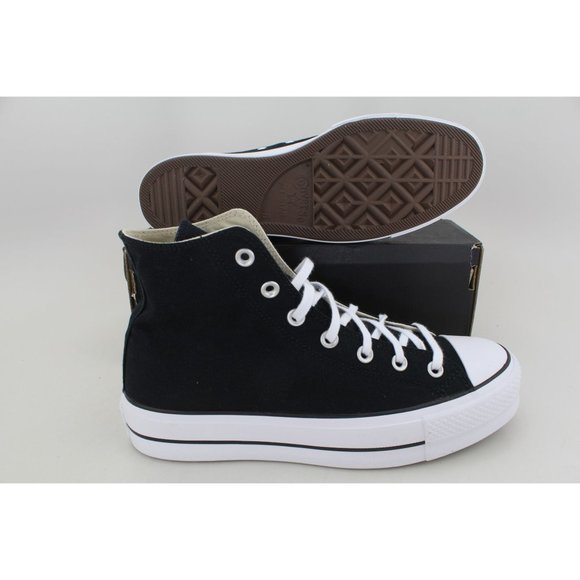 Women's CTAS Platform High Black 560845C - Picture 2 of 8